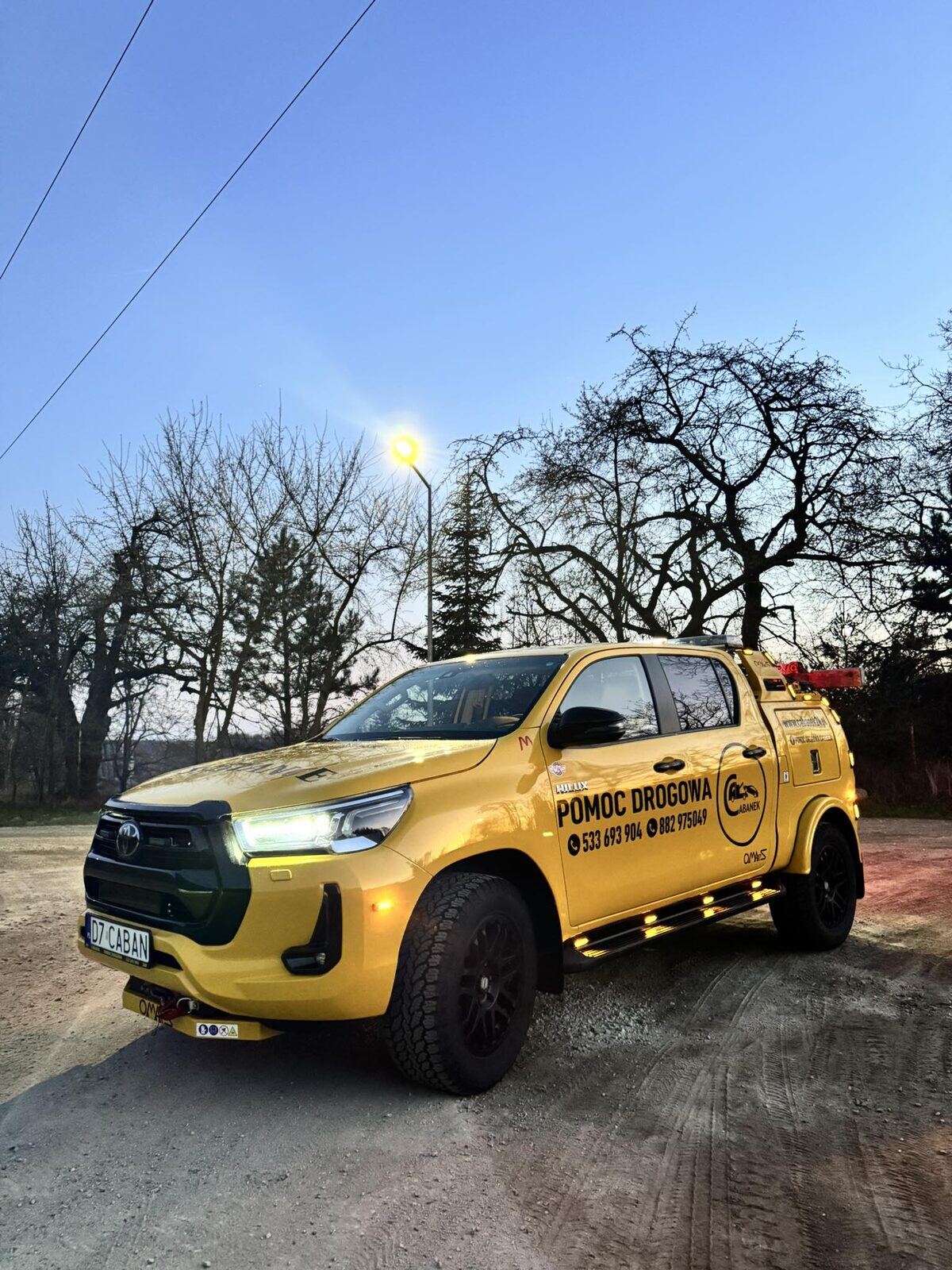 van mobilnego serwisu · w trasie